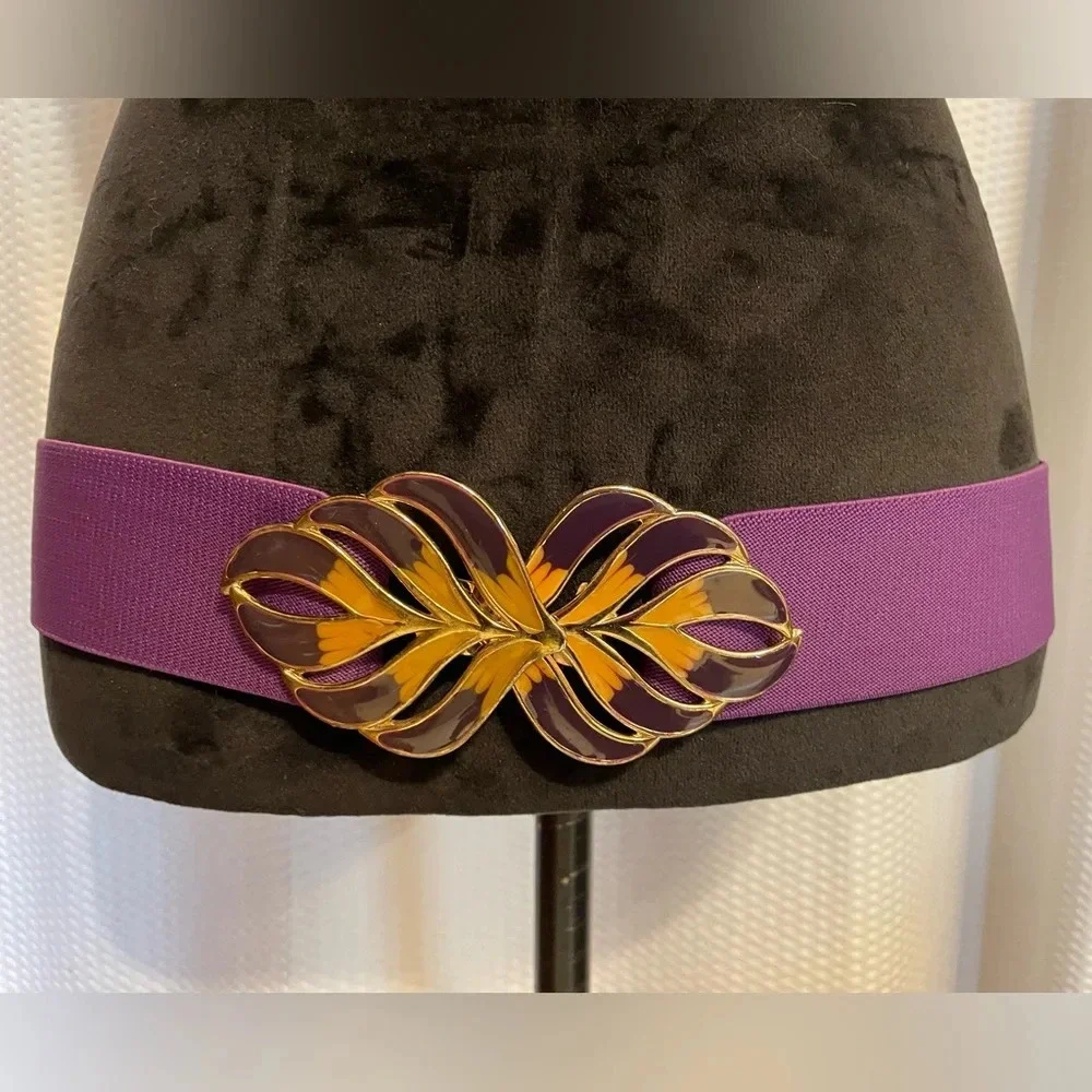 Purple 2” Stretch Belt OS